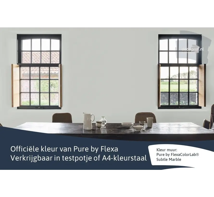 Kleurstaal Flexa Pure Subtle Marble - A4 Formaat