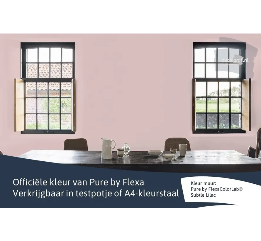 Kleurstaal Flexa Pure Subtle Lilac - A4 Formaat