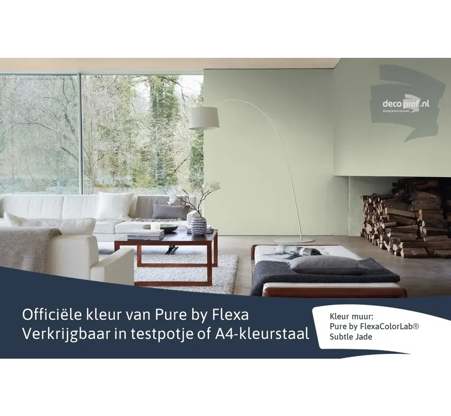 Kleurstaal Flexa Pure Subtle Jade - A4 Formaat