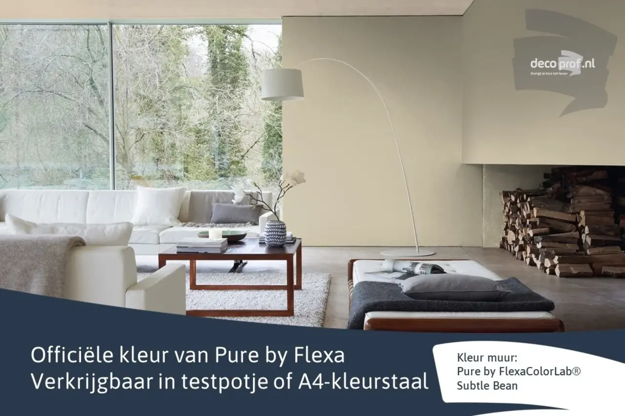Kleurstaal Flexa Pure Subtle Bean Kleurstaal Flexa Pure Subtle Bean