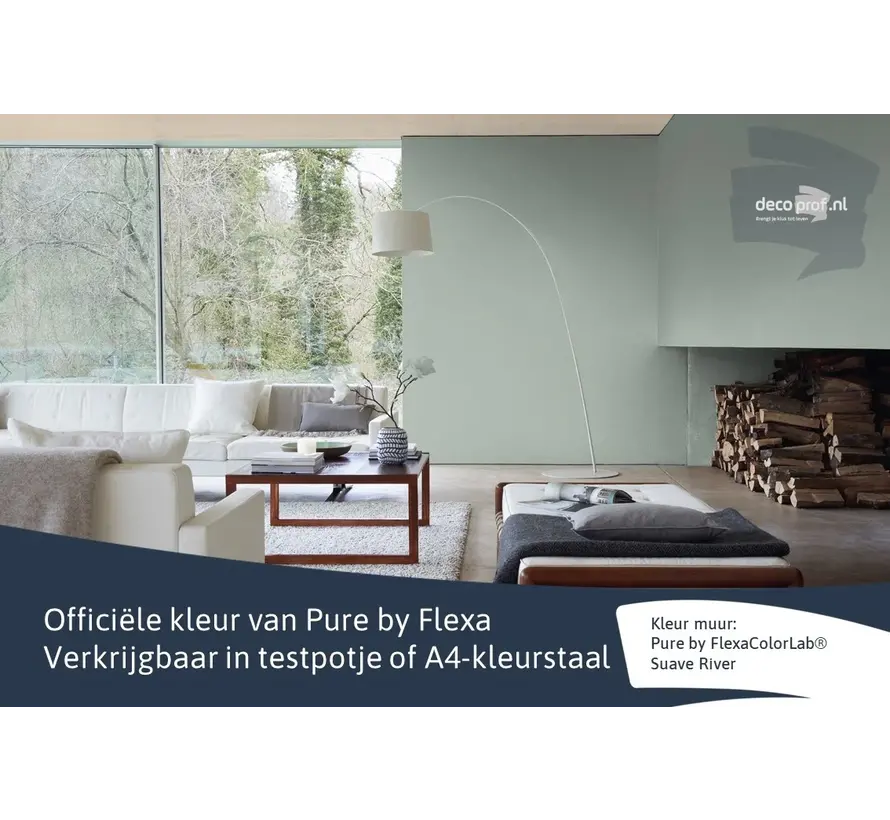 Kleurstaal Flexa Pure Suave River - A4 Formaat