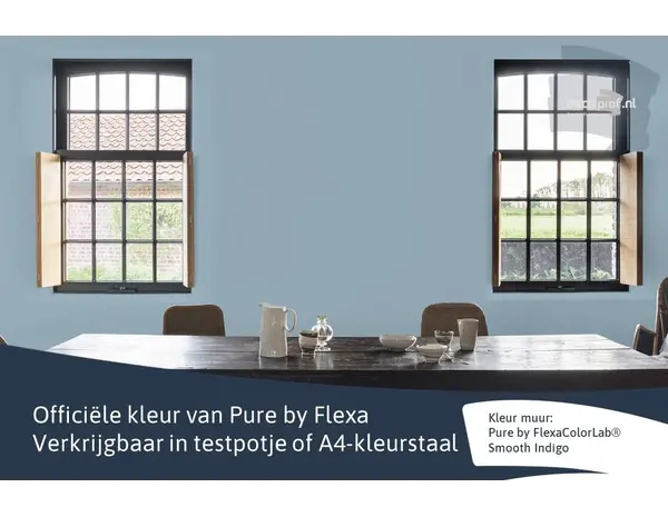 Kleurstaal Flexa Pure Smooth Indigo Kleurstaal Flexa Pure Smooth Indigo