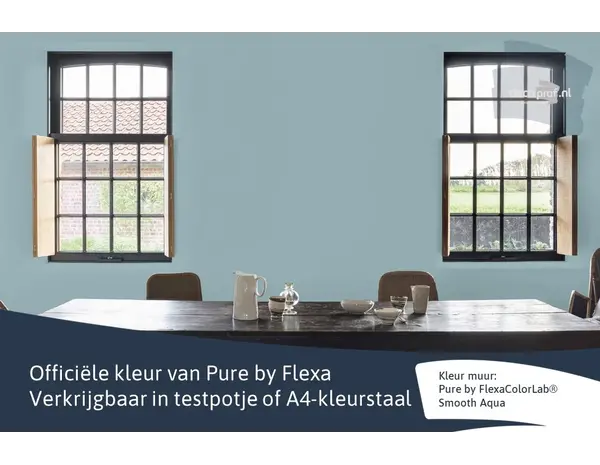 Kleurstaal Flexa Pure Smooth Aqua Kleurstaal Flexa Pure Smooth Aqua