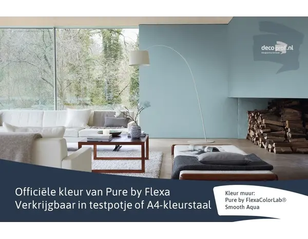 Kleurstaal Flexa Pure Smooth Aqua Kleurstaal Flexa Pure Smooth Aqua