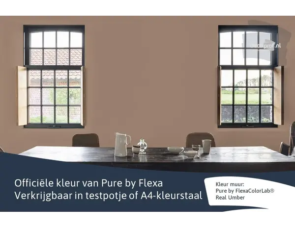 Kleurstaal Flexa Pure Real Umber Kleurstaal Flexa Pure Real Umber