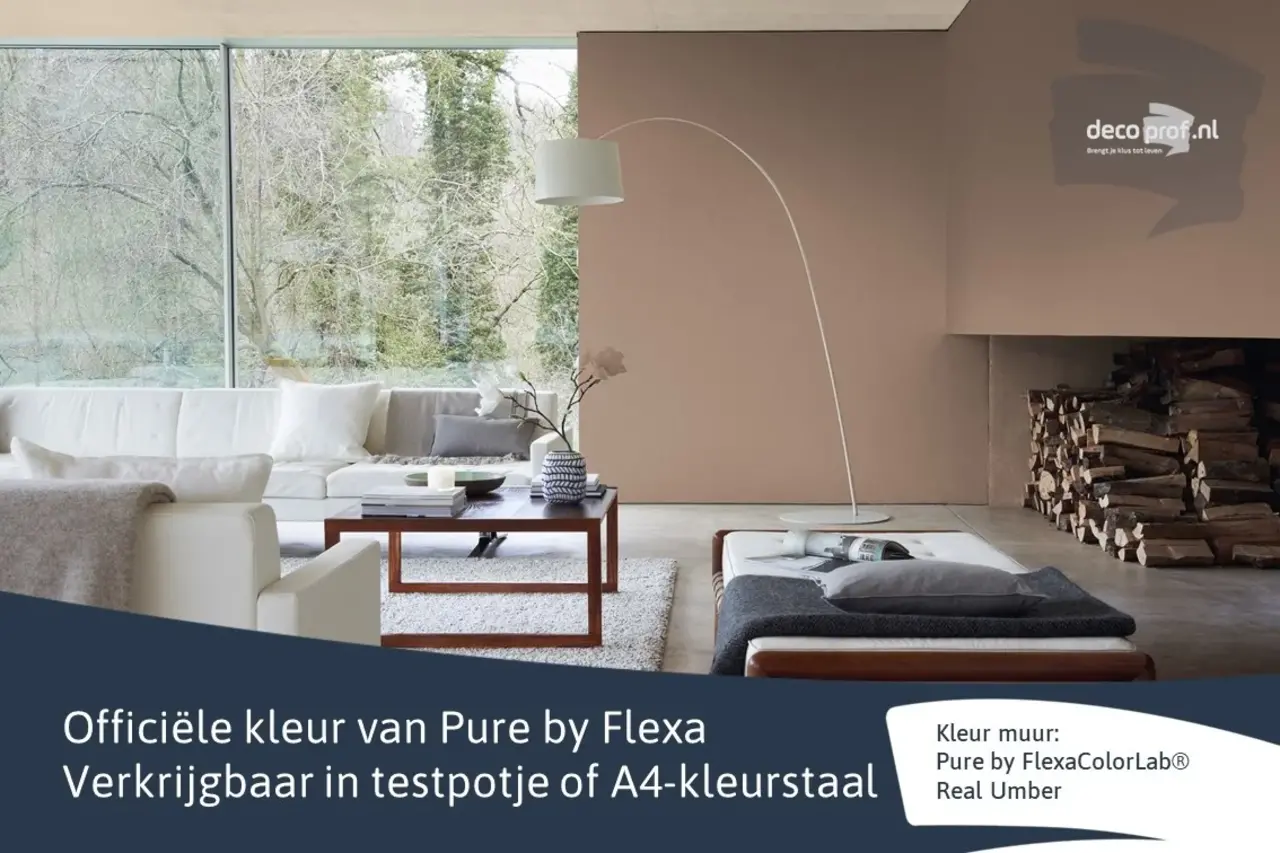 Kleurstaal Flexa Pure Real Umber Kleurstaal Flexa Pure Real Umber