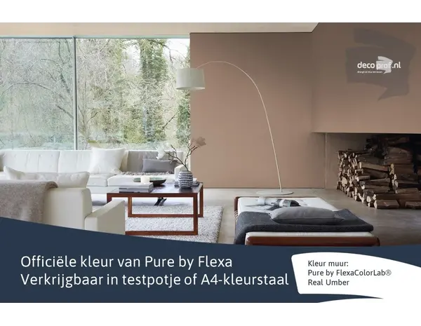 Kleurstaal Flexa Pure Real Umber Kleurstaal Flexa Pure Real Umber
