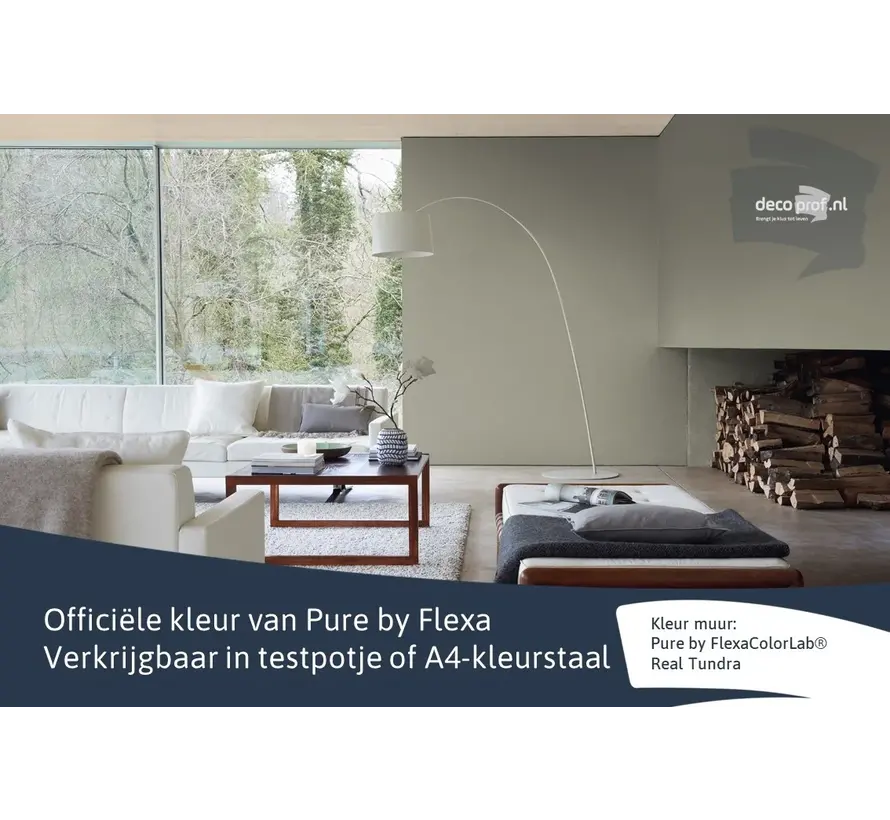 Kleurstaal Flexa Pure Real Tundra - A4 Formaat