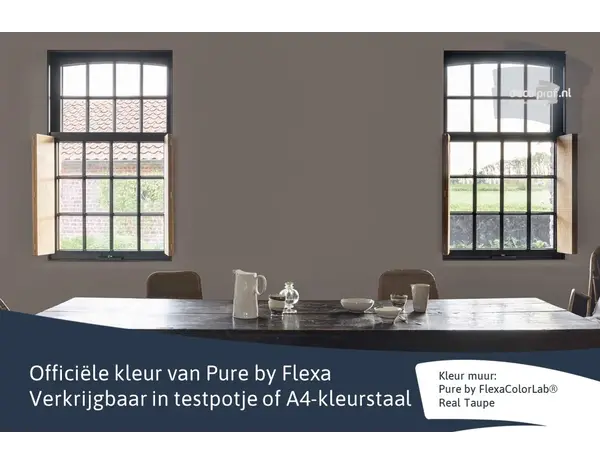 Kleurstaal Flexa Pure Real Taupe Kleurstaal Flexa Pure Real Taupe