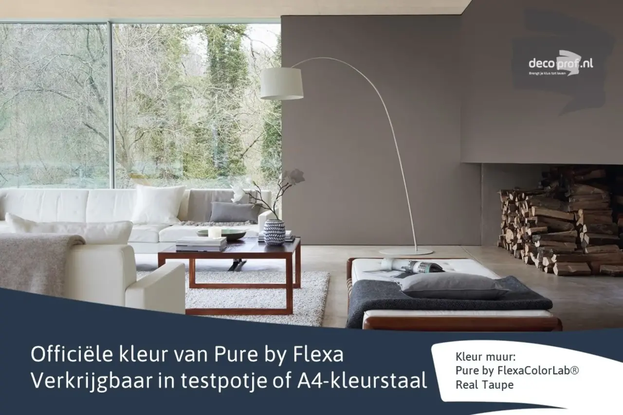 Kleurstaal Flexa Pure Real Taupe Kleurstaal Flexa Pure Real Taupe