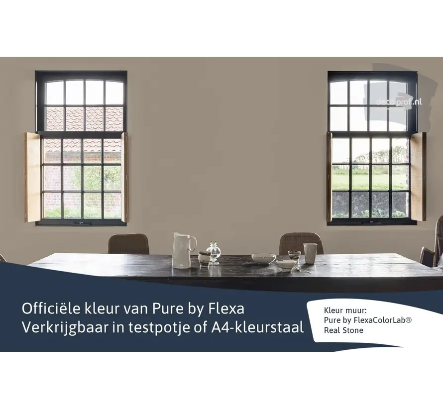 Kleurstaal Flexa Pure Real Stone - A4 Formaat