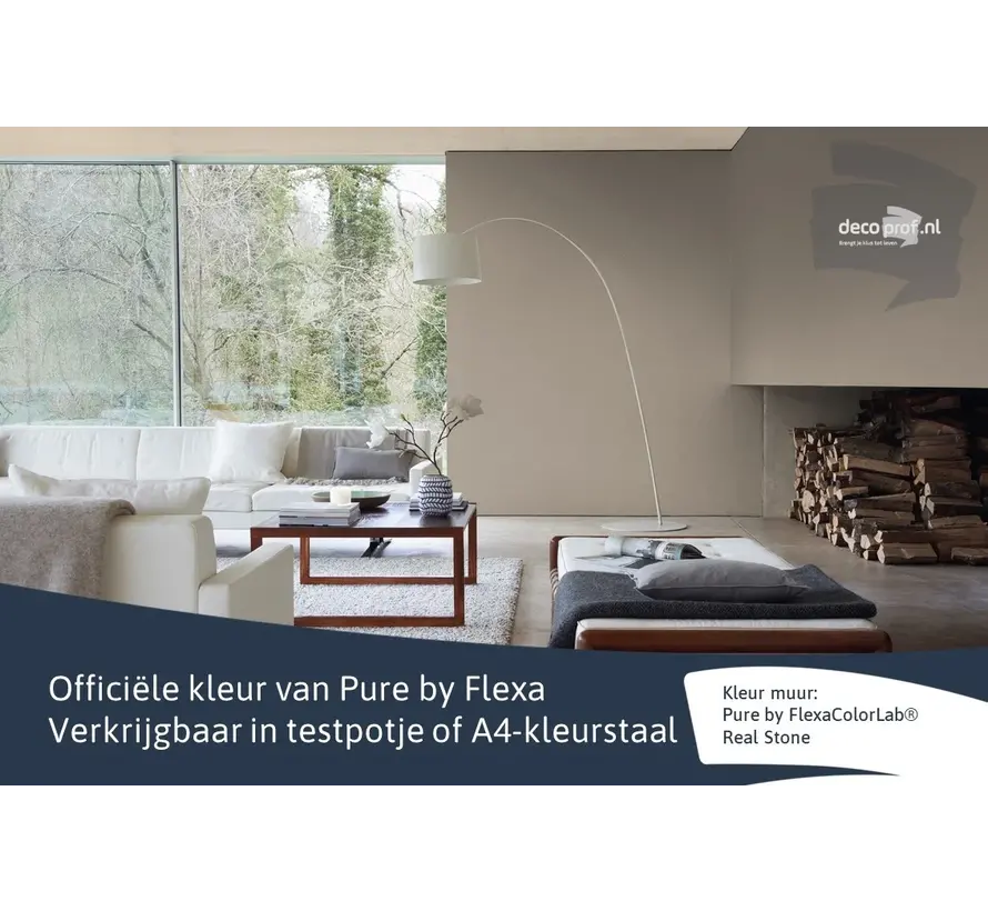 Kleurstaal Flexa Pure Real Stone - A4 Formaat