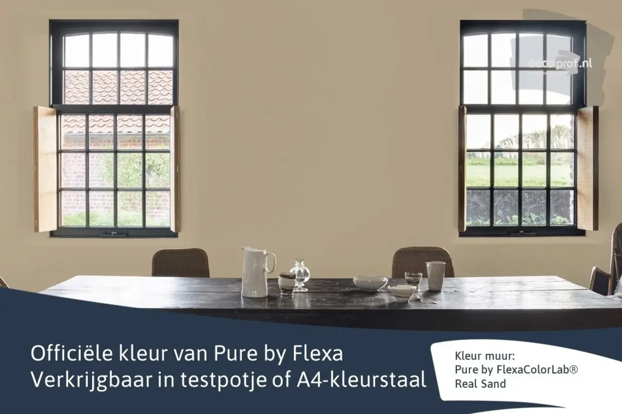 Kleurstaal Flexa Pure Real Sand Kleurstaal Flexa Pure Real Sand