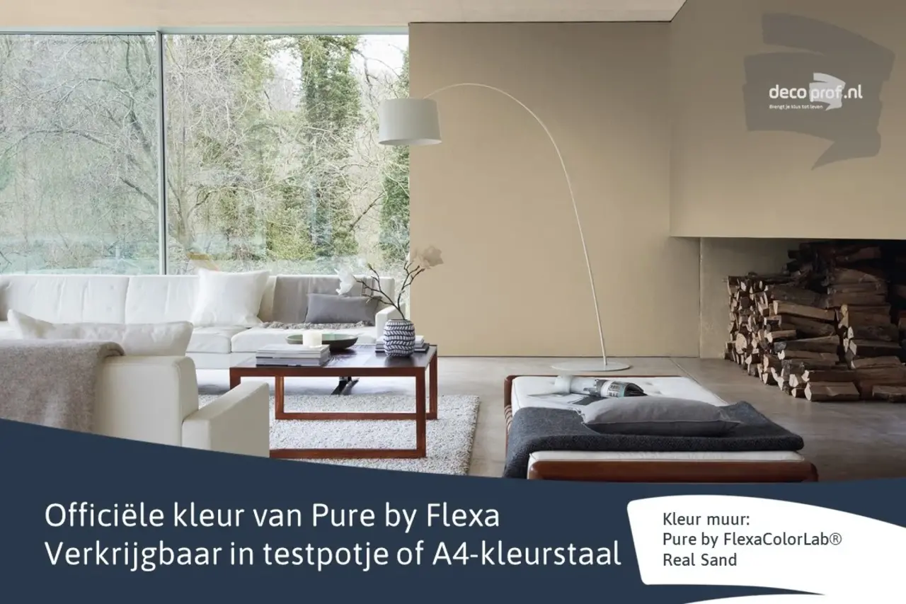 Kleurstaal Flexa Pure Real Sand Kleurstaal Flexa Pure Real Sand
