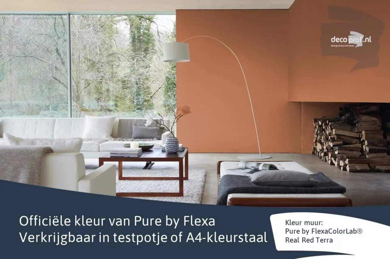 Kleurstaal Flexa Pure Real Red Terra