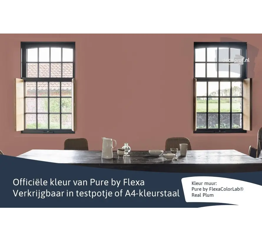 Kleurstaal Flexa Pure Real Plum - A4 Formaat