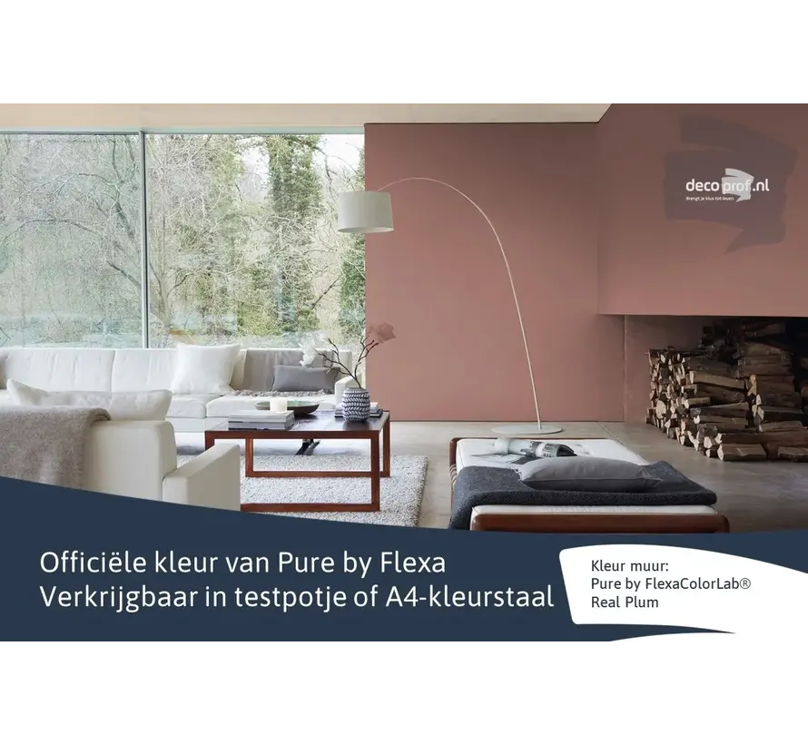 Kleurstaal Flexa Pure Real Plum - A4 Formaat