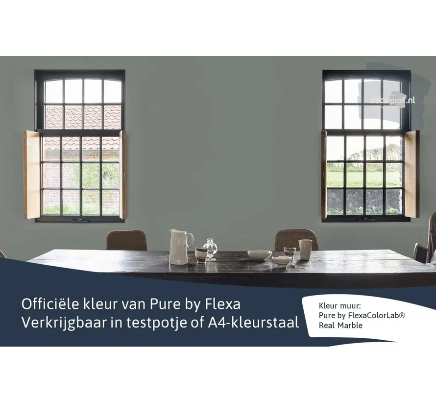 Kleurstaal Flexa Pure Real Marble - A4 Formaat