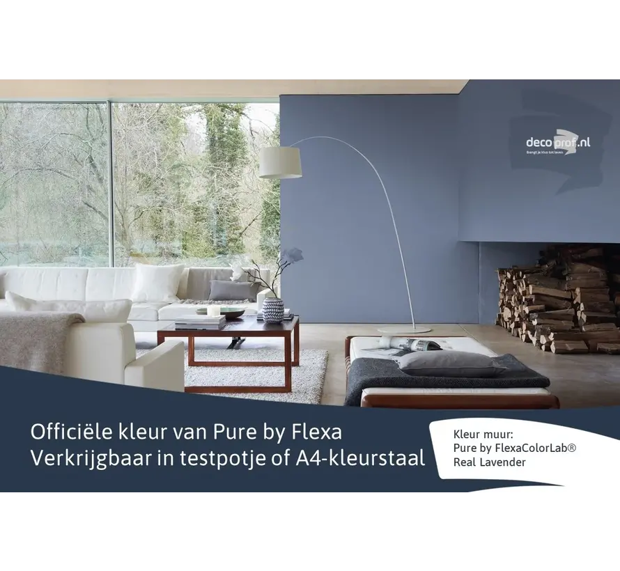 Kleurstaal Flexa Pure Real Lavender - A4 Formaat