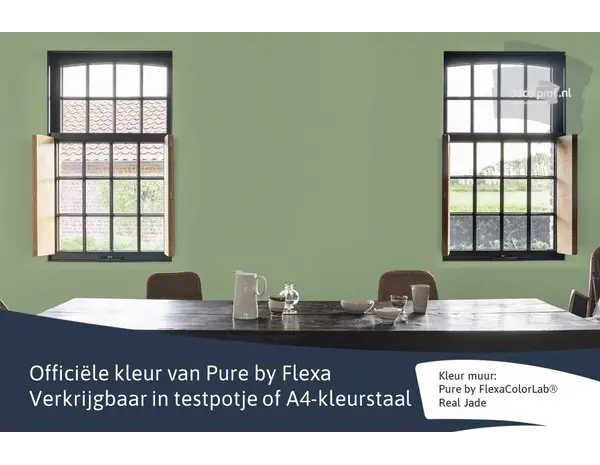Kleurstaal Flexa Pure Real Jade Kleurstaal Flexa Pure Real Jade