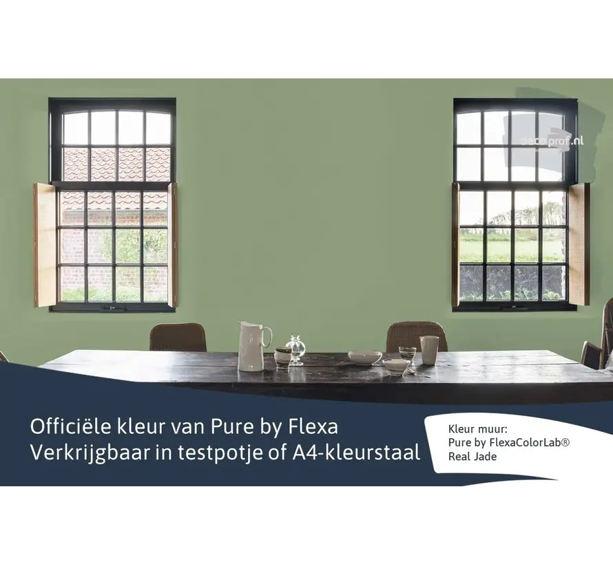 Kleurstaal Flexa Pure Real Jade - A4 Formaat