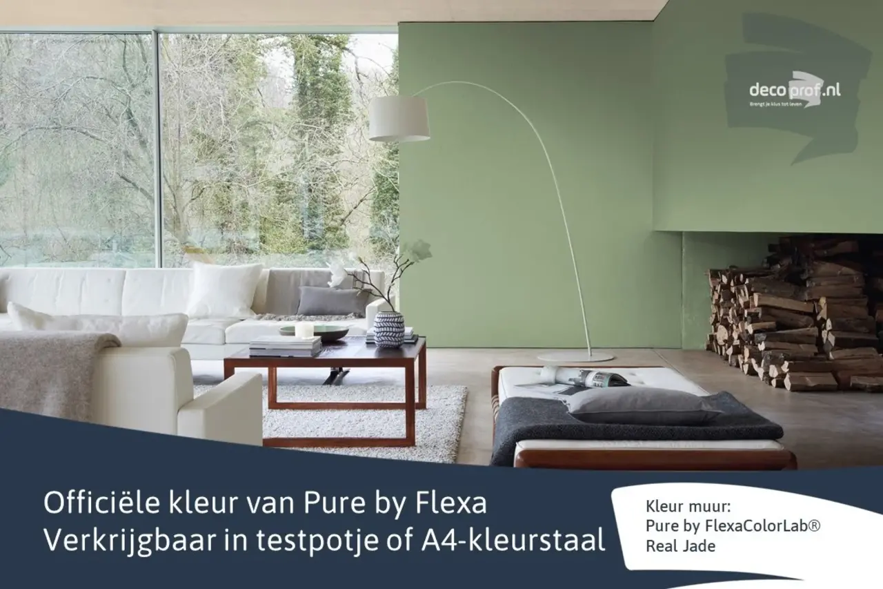 Kleurstaal Flexa Pure Real Jade Kleurstaal Flexa Pure Real Jade