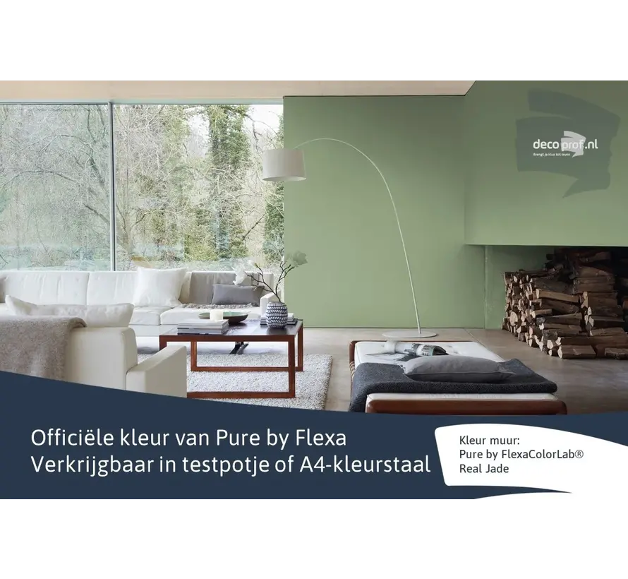 Kleurstaal Flexa Pure Real Jade - A4 Formaat