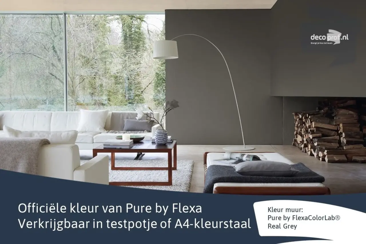 Kleurstaal Flexa Pure Real Grey Kleurstaal Flexa Pure Real Grey