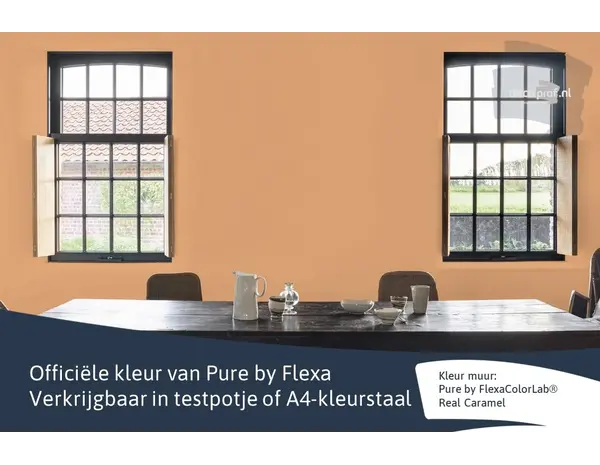 Kleurstaal Flexa Pure Real Caramel Kleurstaal Flexa Pure Real Caramel