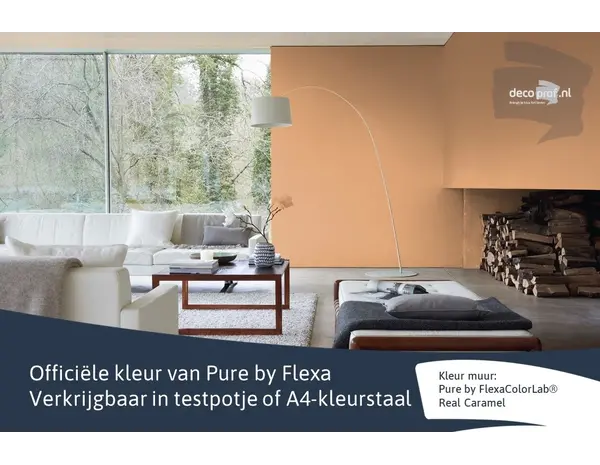 Kleurstaal Flexa Pure Real Caramel Kleurstaal Flexa Pure Real Caramel