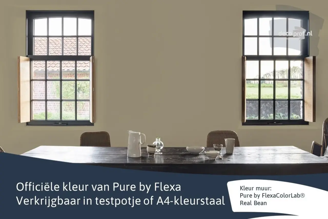Kleurstaal Flexa Pure Real Bean Kleurstaal Flexa Pure Real Bean