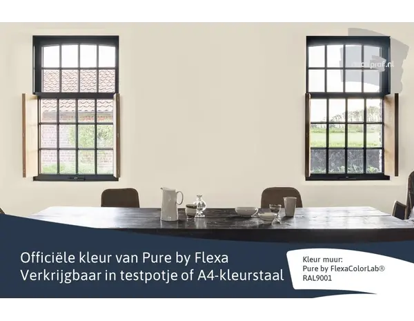 Kleurstaal Flexa Pure RAL 9001 Kleurstaal Flexa Pure RAL 9001