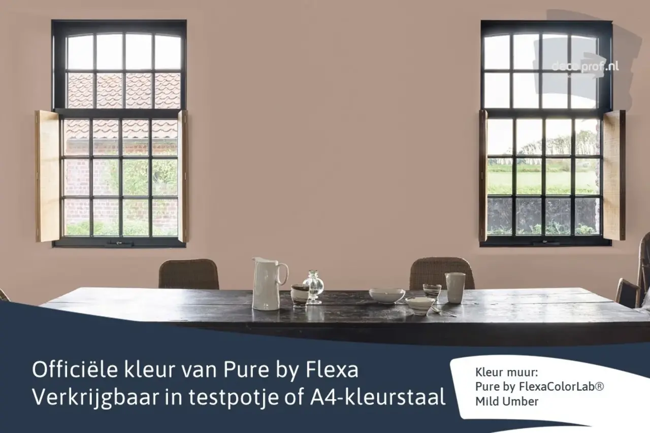Kleurstaal Flexa Pure Mild Umber Kleurstaal Flexa Pure Mild Umber