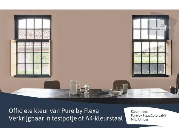 Kleurstaal Flexa Pure Mild Umber Kleurstaal Flexa Pure Mild Umber