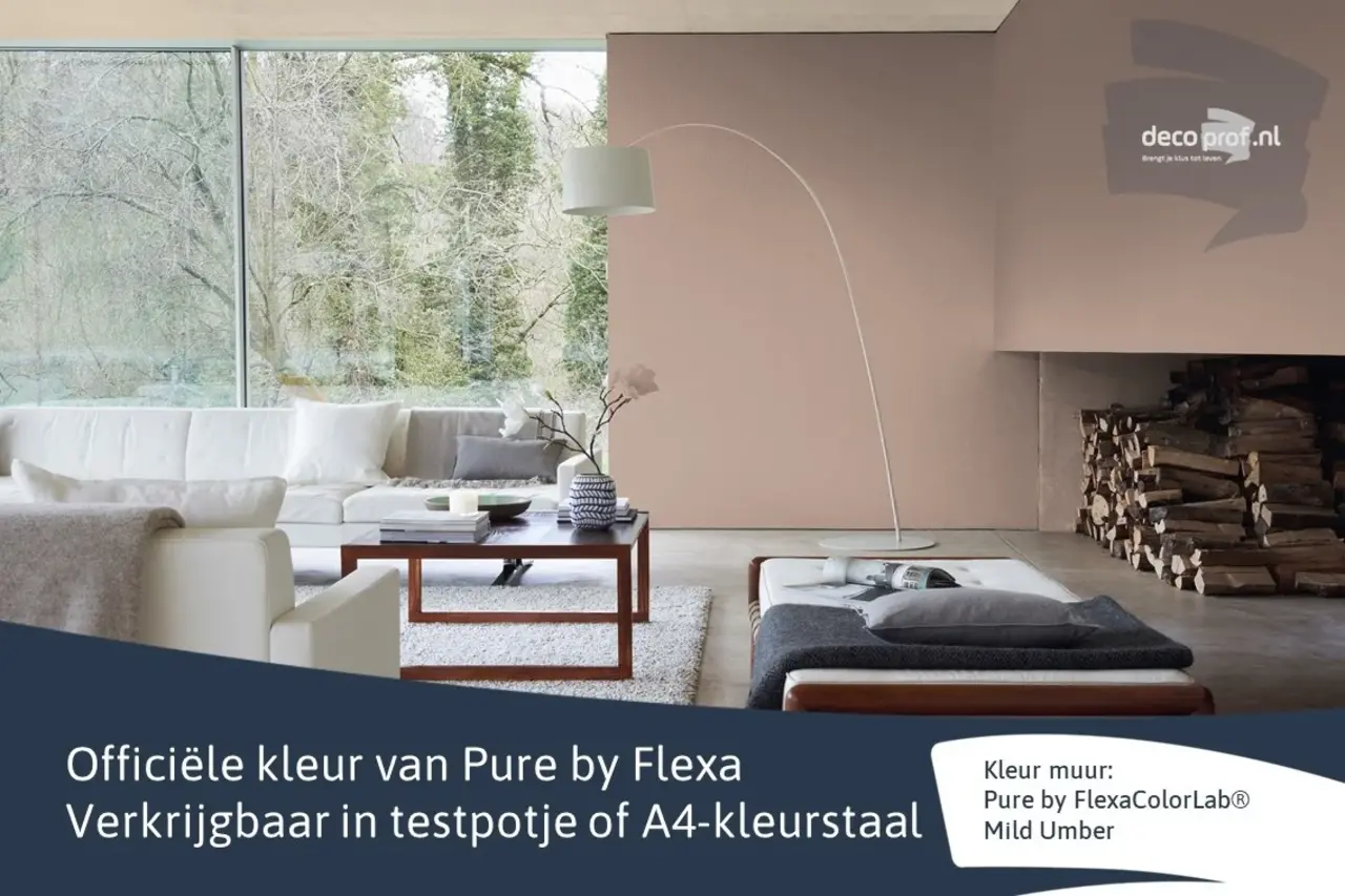 Kleurstaal Flexa Pure Mild Umber Kleurstaal Flexa Pure Mild Umber