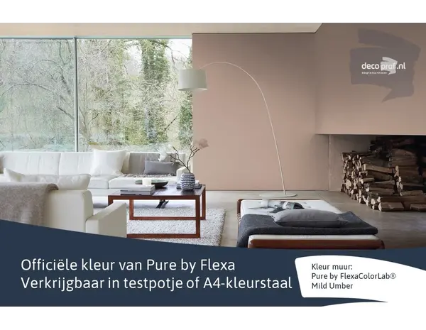 Kleurstaal Flexa Pure Mild Umber Kleurstaal Flexa Pure Mild Umber
