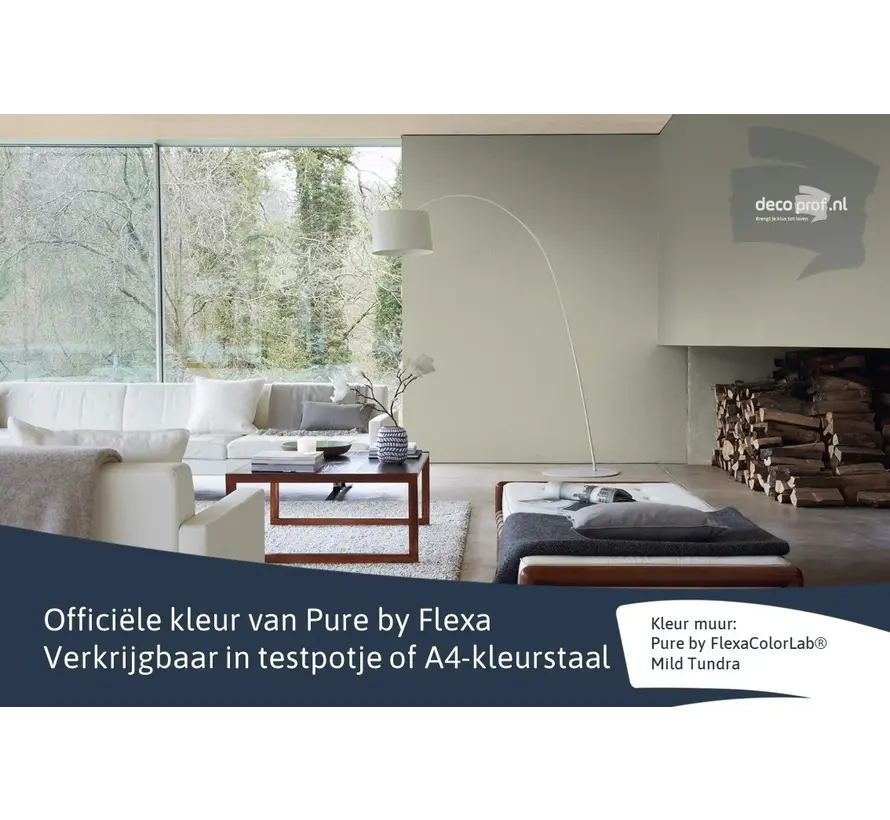 Kleurstaal Flexa Pure Mild Tundra - A4 Formaat