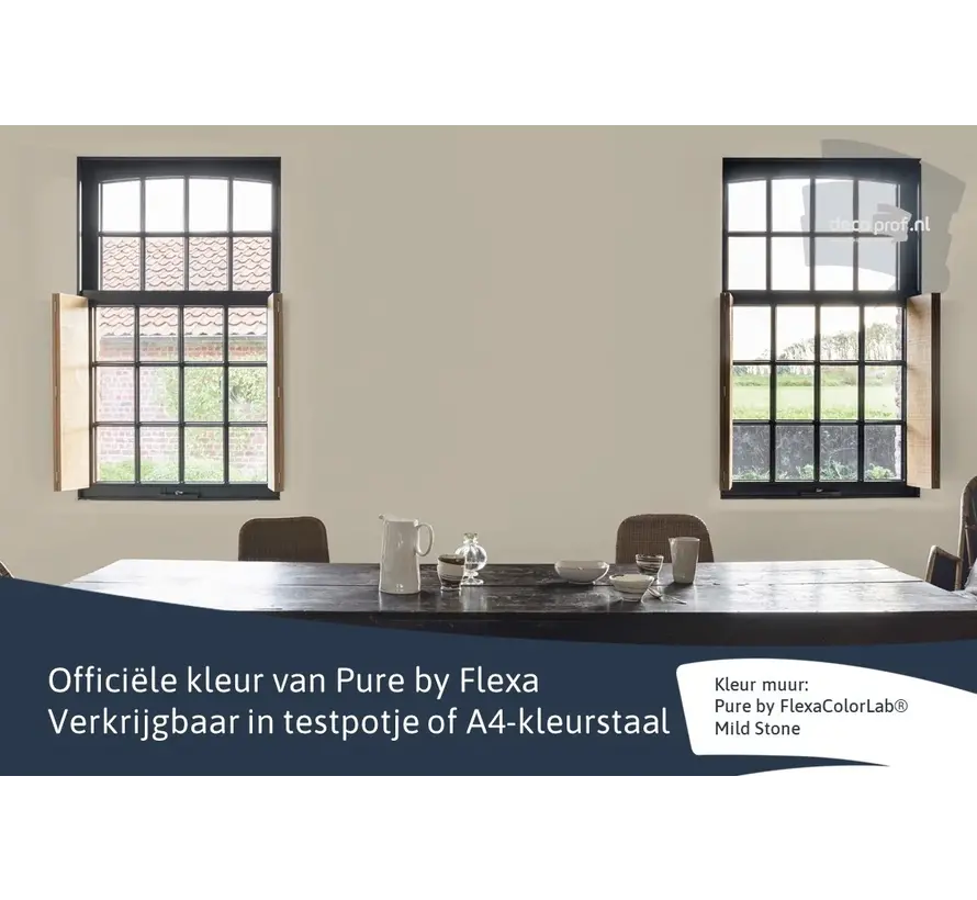 Kleurstaal Flexa Pure Mild Stone - A4 Formaat