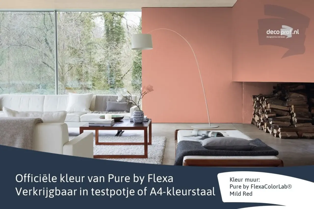 Kleurstaal Flexa Pure Mild Red