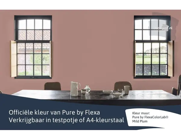Kleurstaal Flexa Pure Mild Plum