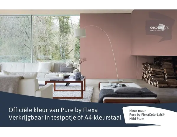 Kleurstaal Flexa Pure Mild Plum