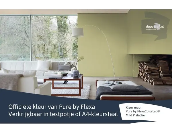 Kleurstaal Flexa Pure Mild Pistache
