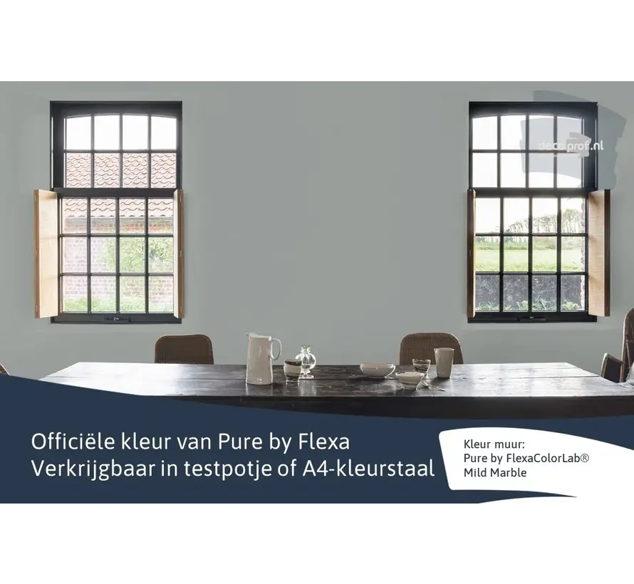 Kleurstaal Flexa Pure Mild Marble - A4 Formaat