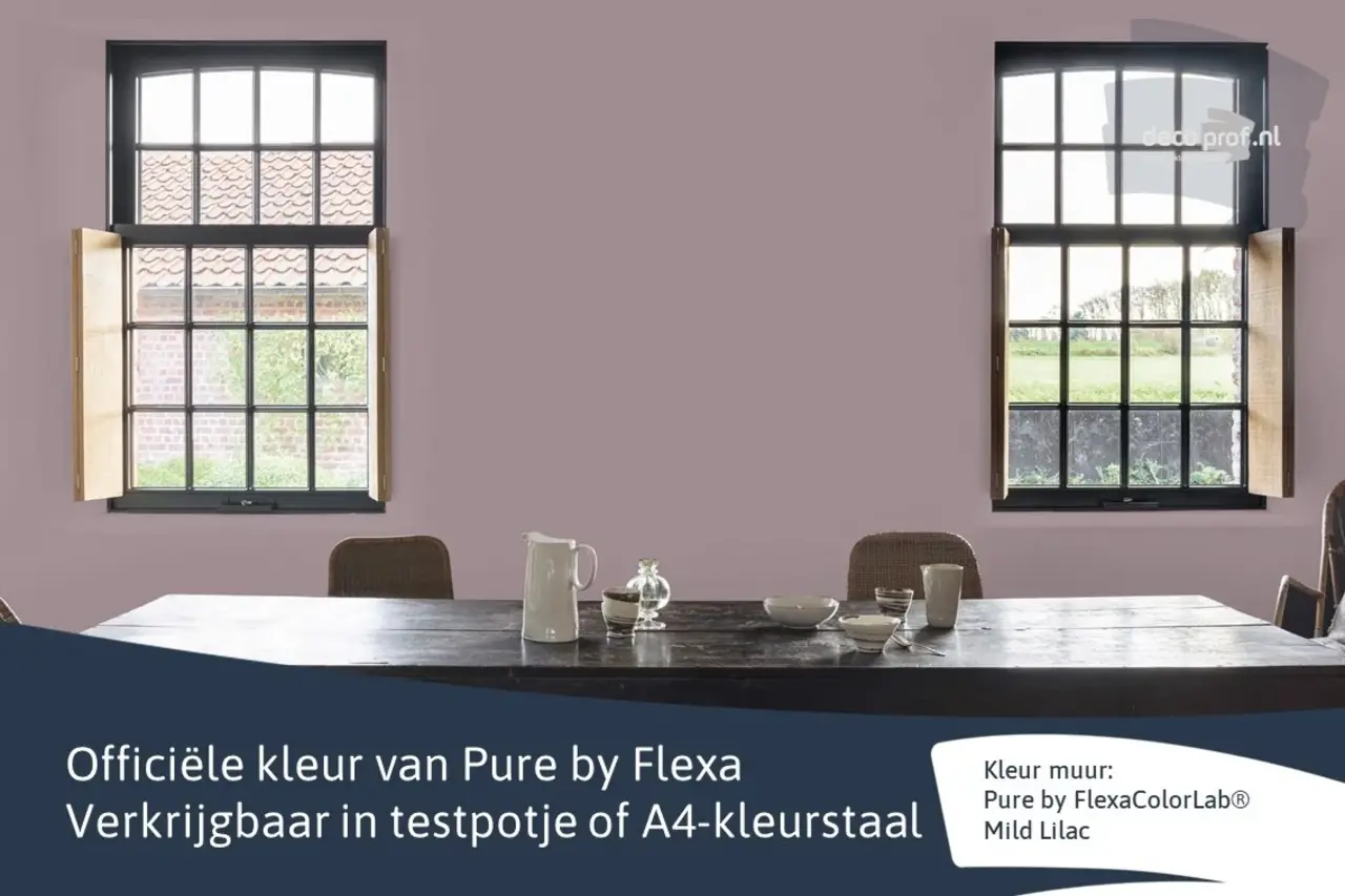 Kleurstaal Flexa Pure Mild Lilac