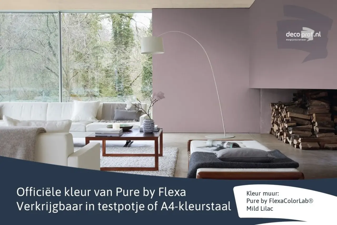 Kleurstaal Flexa Pure Mild Lilac