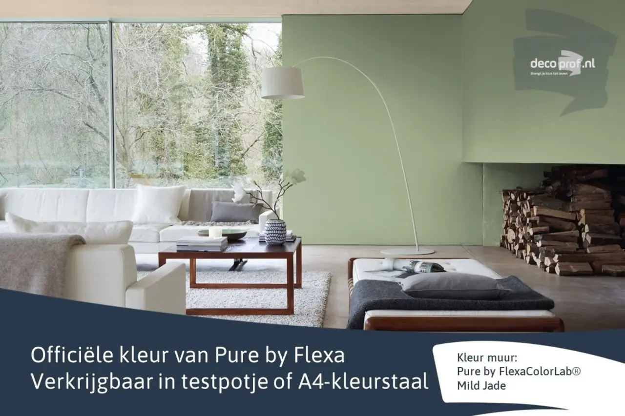 Kleurstaal Flexa Pure Mild Jade