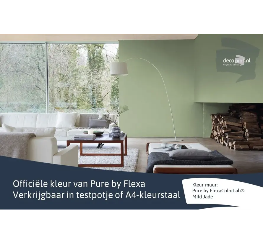 Kleurstaal Flexa Pure Mild Jade - A4 Formaat