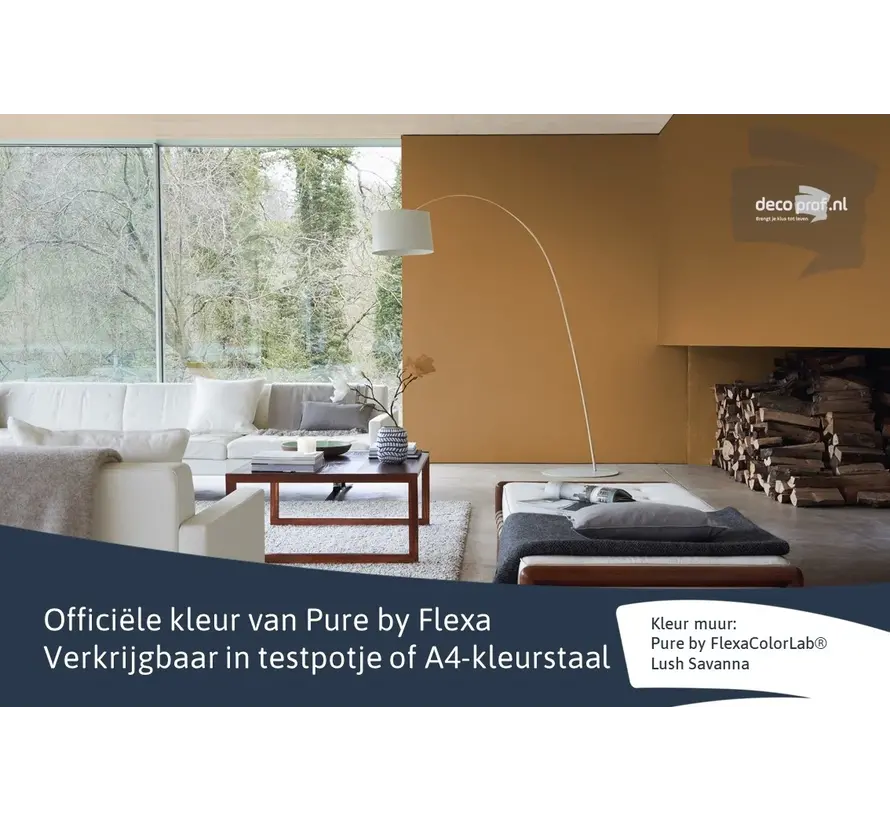 Kleurstaal Flexa Pure Lush Savanna - A4 Formaat