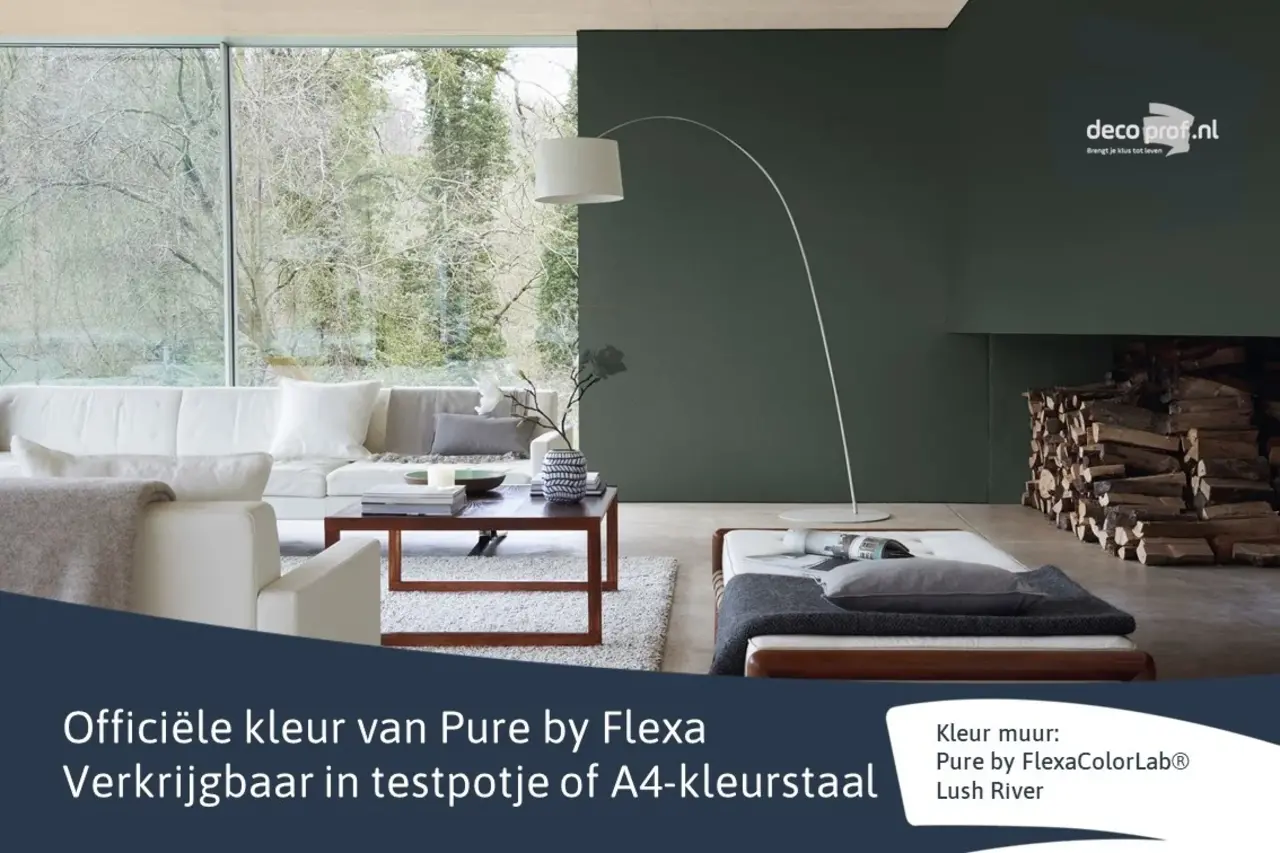 Kleurstaal Flexa Pure Lush River Kleurstaal Flexa Pure Lush River