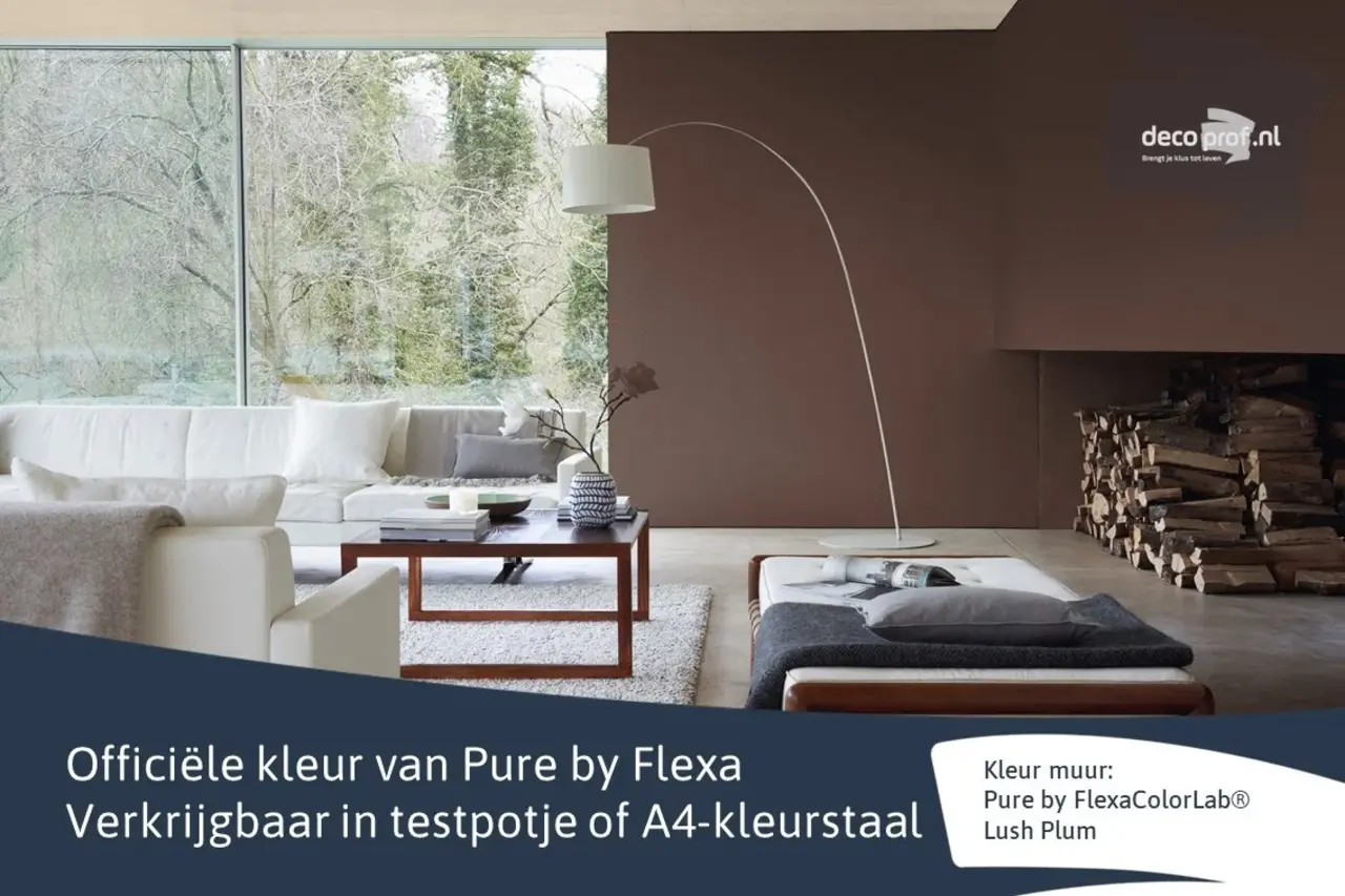 Kleurstaal Flexa Pure Lush Plum Kleurstaal Flexa Pure Lush Plum